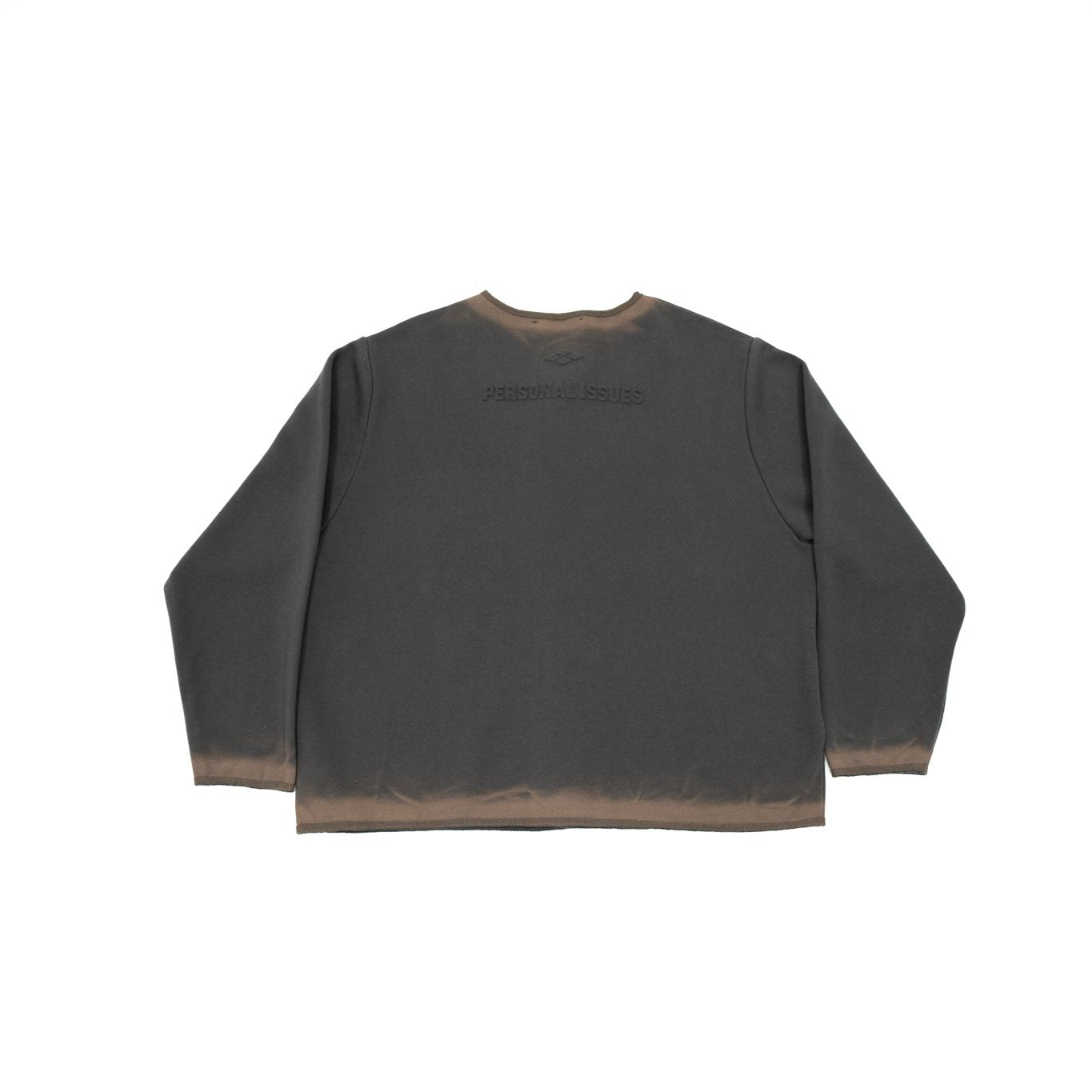 DARK GREY BUTTON UP SWEATER