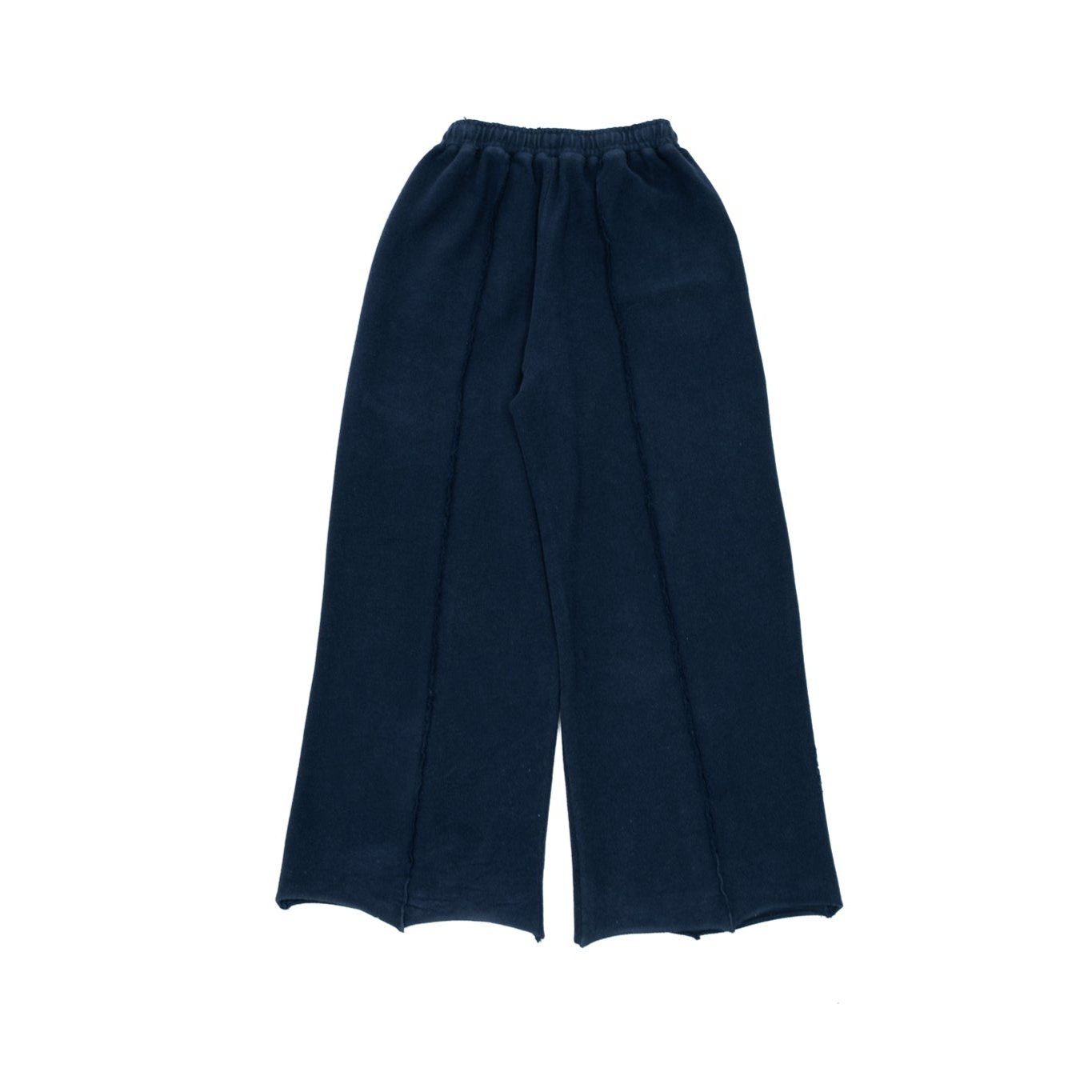 NAVY DESTROYED OVERSIZED SWEATPANTS