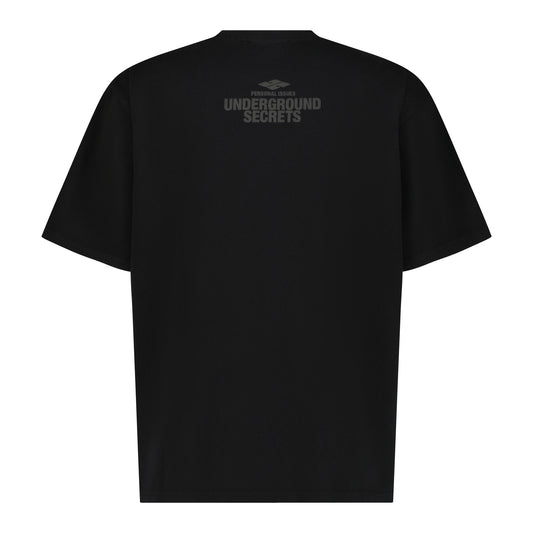 Underground Secrets Oversized T-Shirt - Black