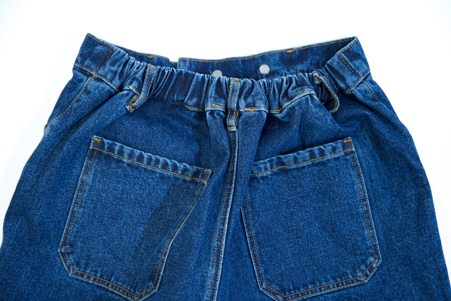 NAVY OVERSIZED DENIM JEANS