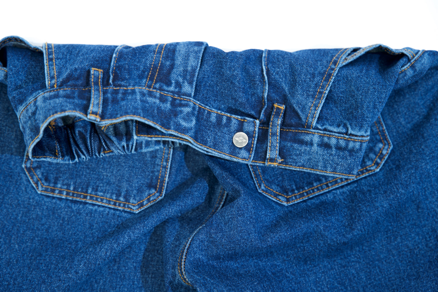 NAVY OVERSIZED DENIM JEANS