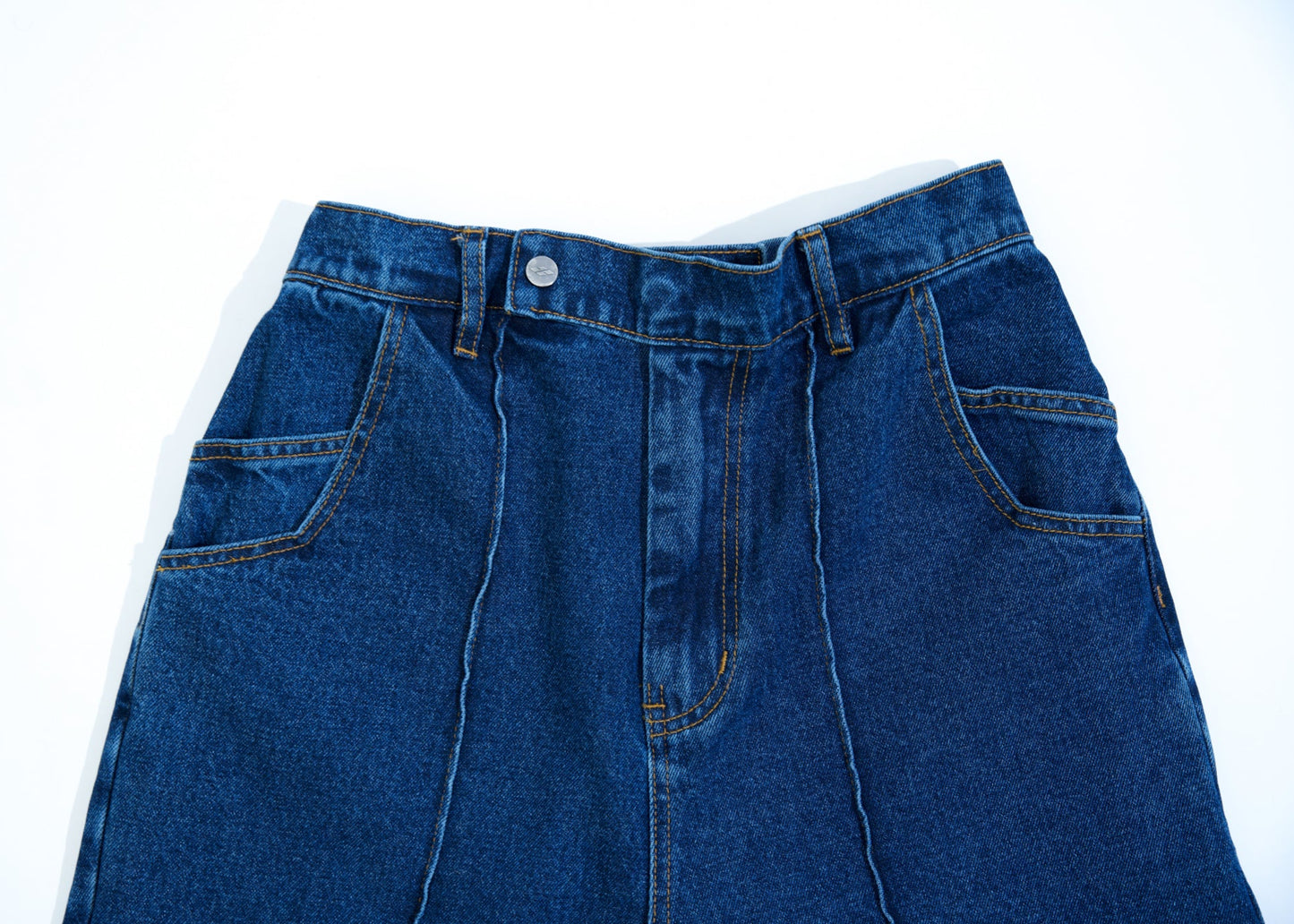NAVY OVERSIZED DENIM JEANS