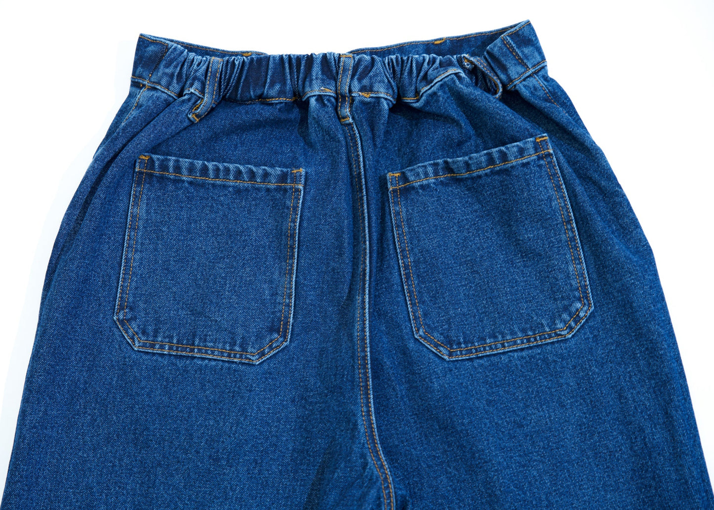 NAVY OVERSIZED DENIM JEANS