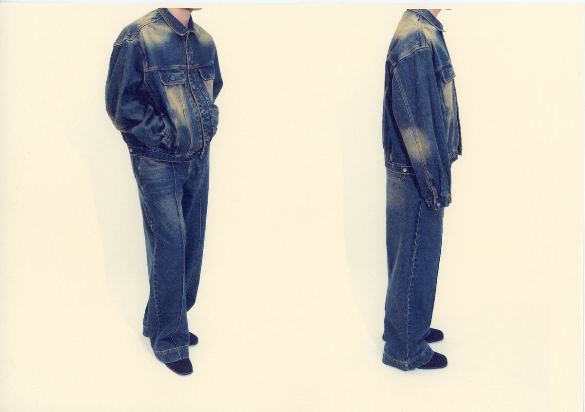 DUSTY OVERSIZED DENIM JEANS
