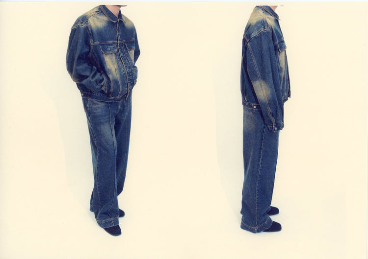 DUSTY OVERSIZED DENIM JEANS