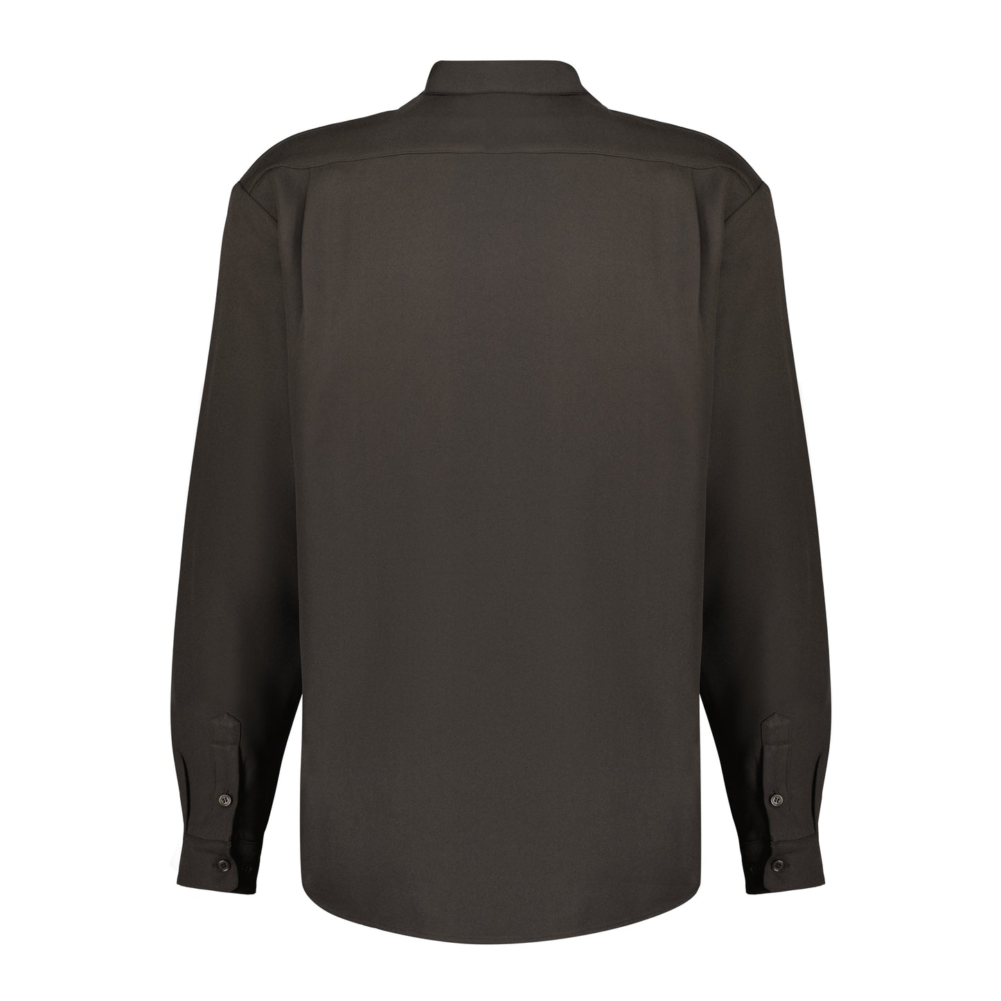 Dark Khaki Long Sleeve Oversized Shirt