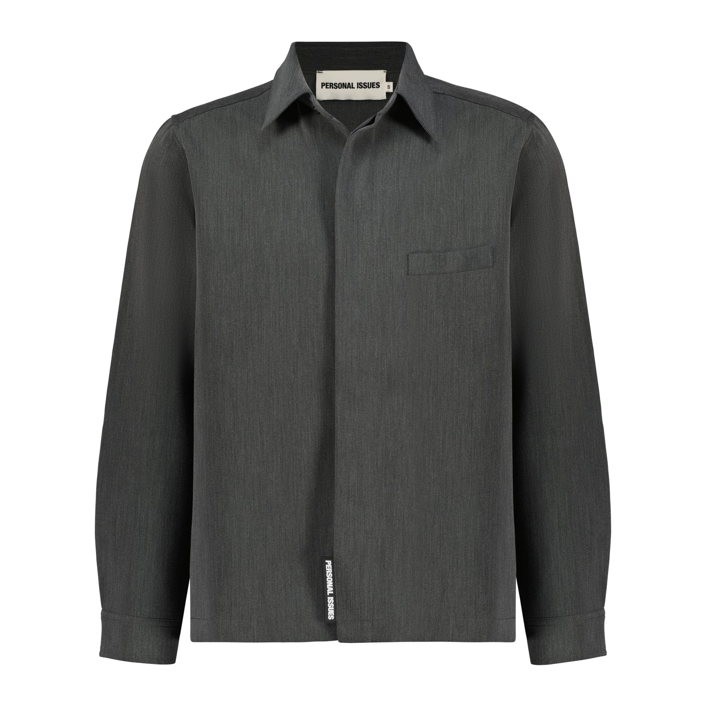 Dark Grey Loose Fit Shirt
