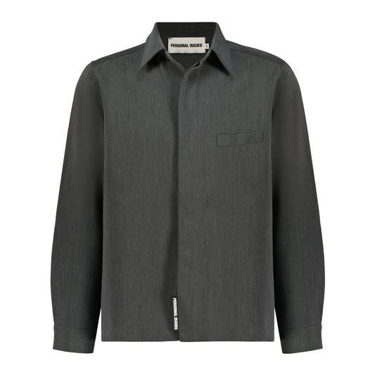 Dark Grey Loose Fit Shirt