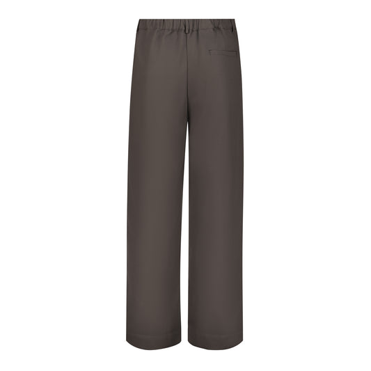 Dark Brown Wide Leg Trousers