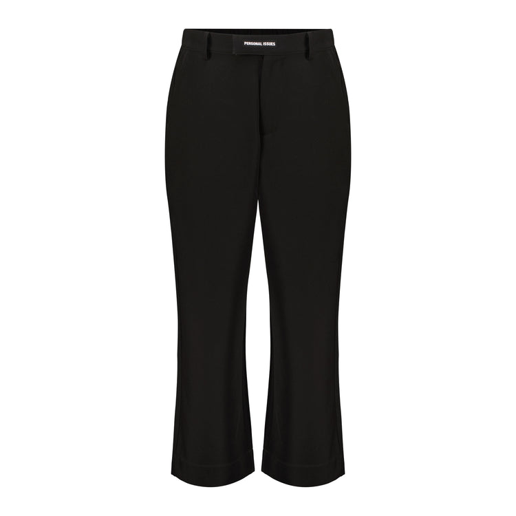 Black Cropped Trouser