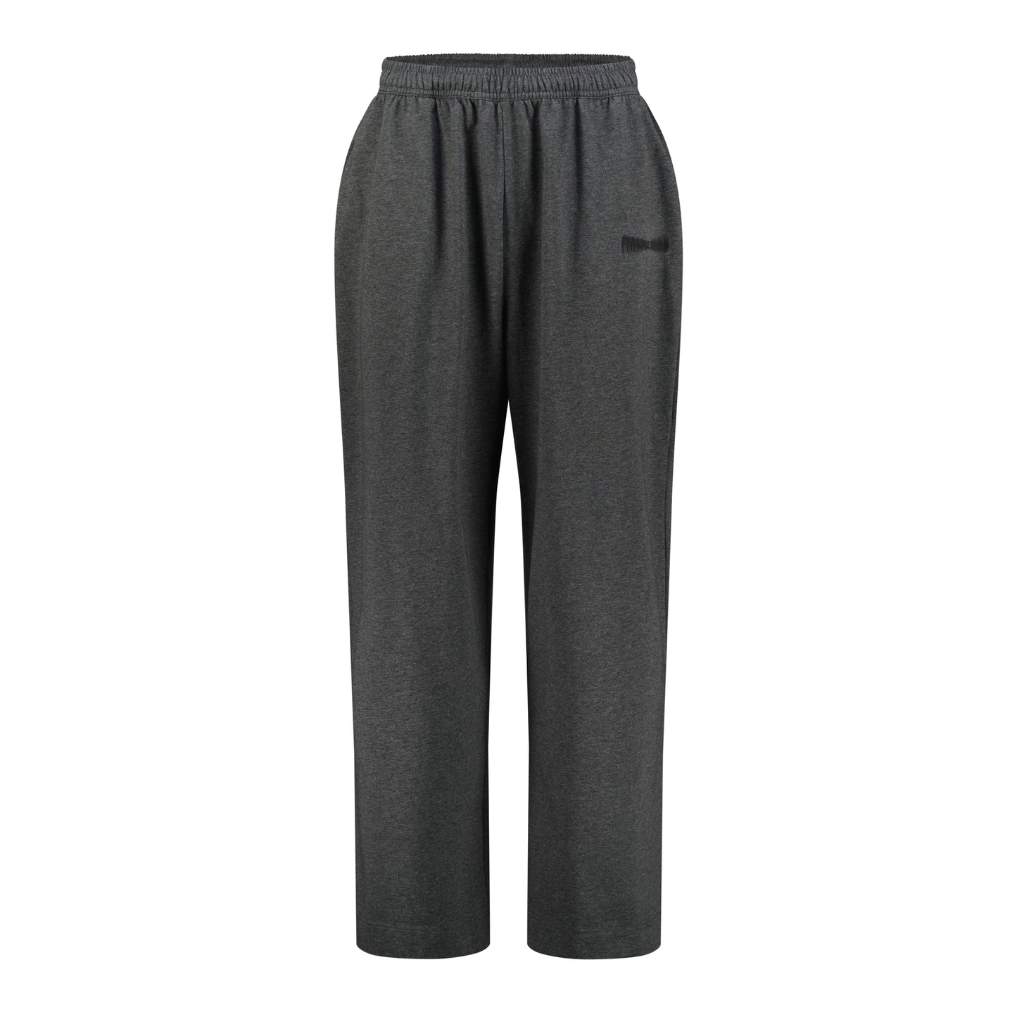 Textured Dark Grey Oversized Sweatpants