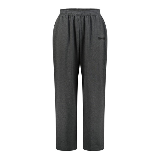 Textured Dark Grey Oversized Sweatpants
