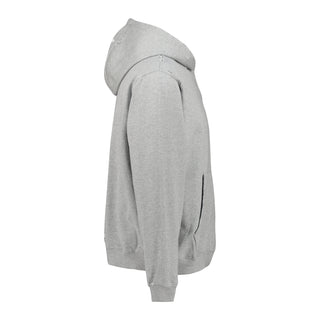 Light Grey Destroyed Zip Up Hoodie