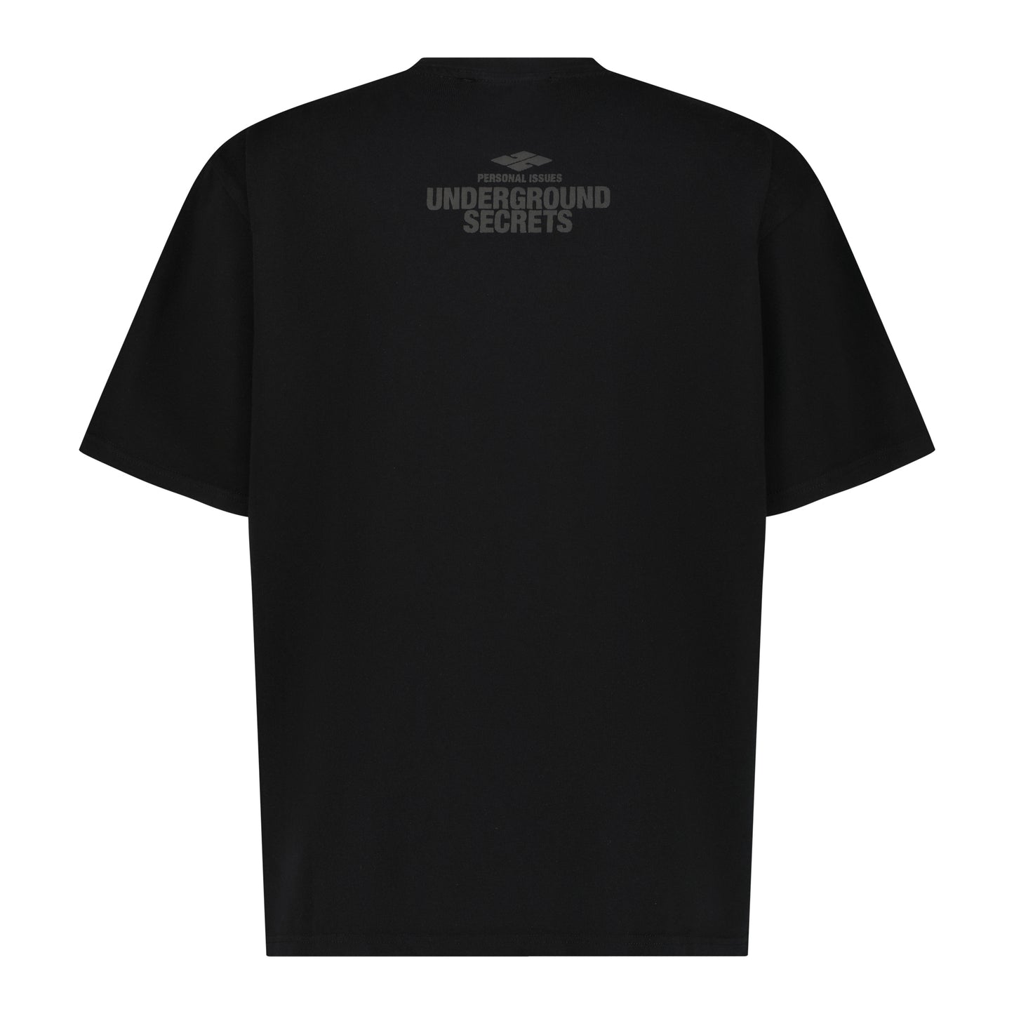 Underground Secrets Oversized T-Shirt - Black
