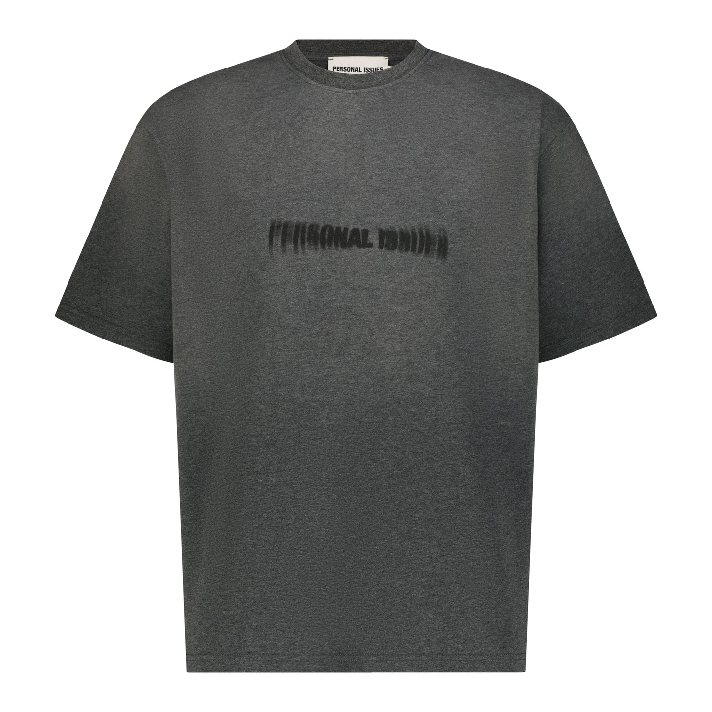 Faded Oversized T-Shirt - Dark Grey