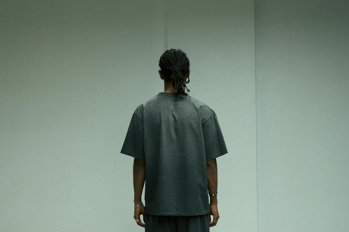 Faded Oversized T-Shirt - Dark Grey
