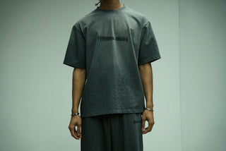 Faded Oversized T-Shirt - Dark Grey